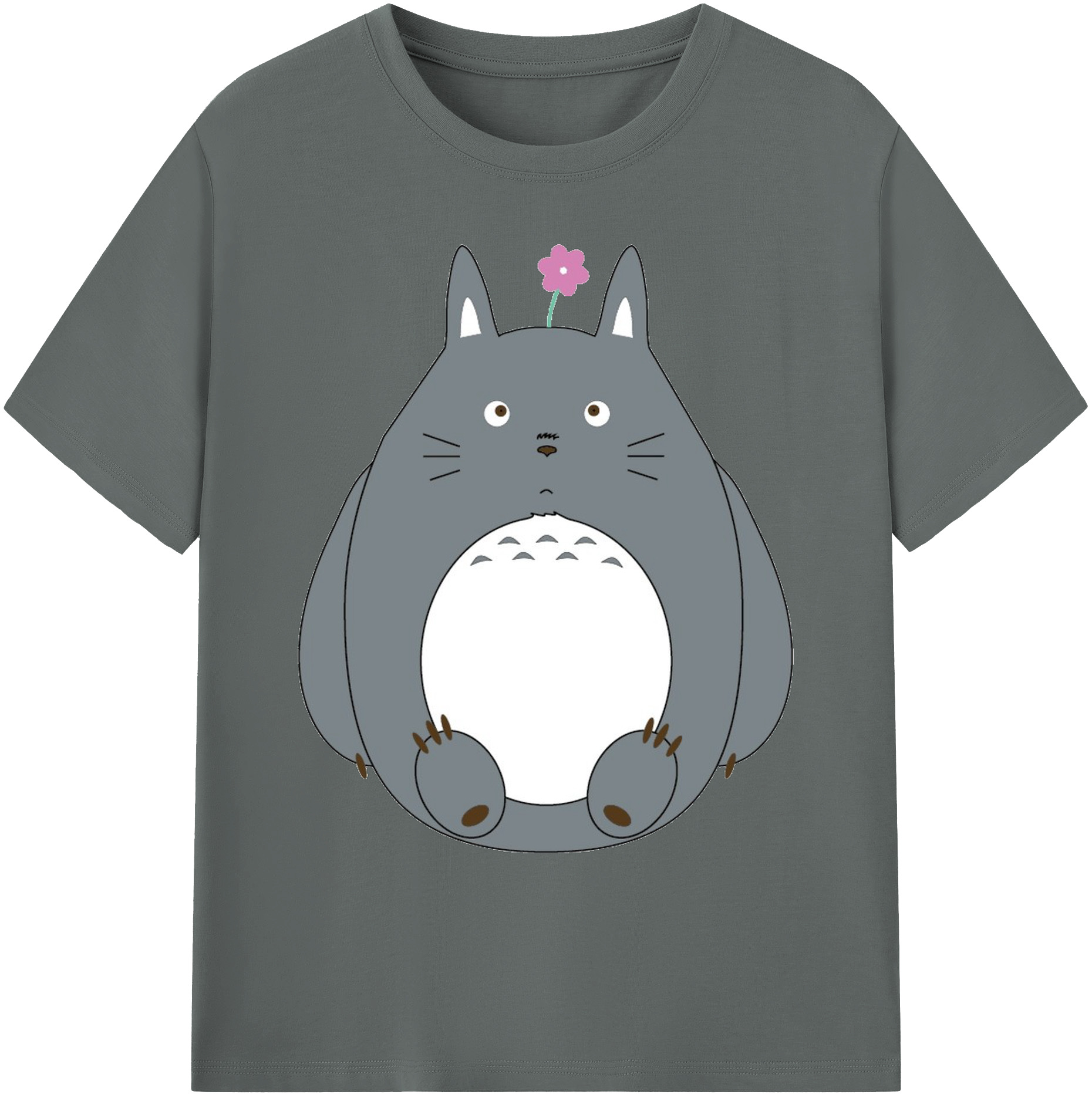 （画像用） となりのトトロ 草壁メイ 草壁サツキ My Neighbor Totoro Satsuki Kusakabe Mei Kusakabe 綿100％ メンズ半袖Tシャツ｜肌触りやわらか＆通気性